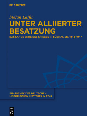 cover image of Unter alliierter Besatzung